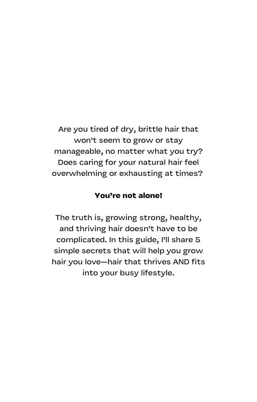 Are you tired of dry, brittle hair